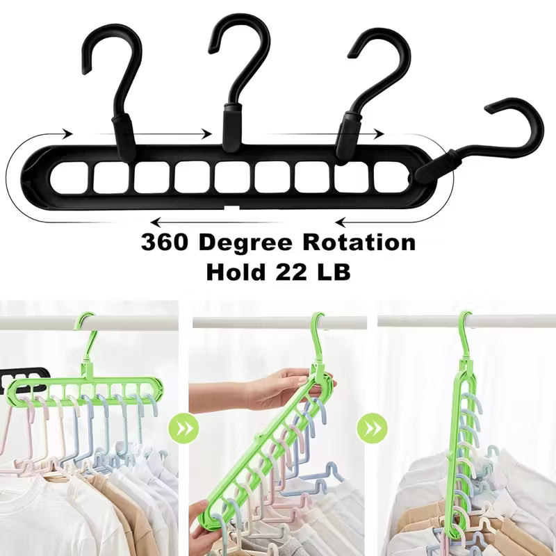 9 in 1 Smart Hanger ( Pack Of 8 - Rs. 99 per hanger)