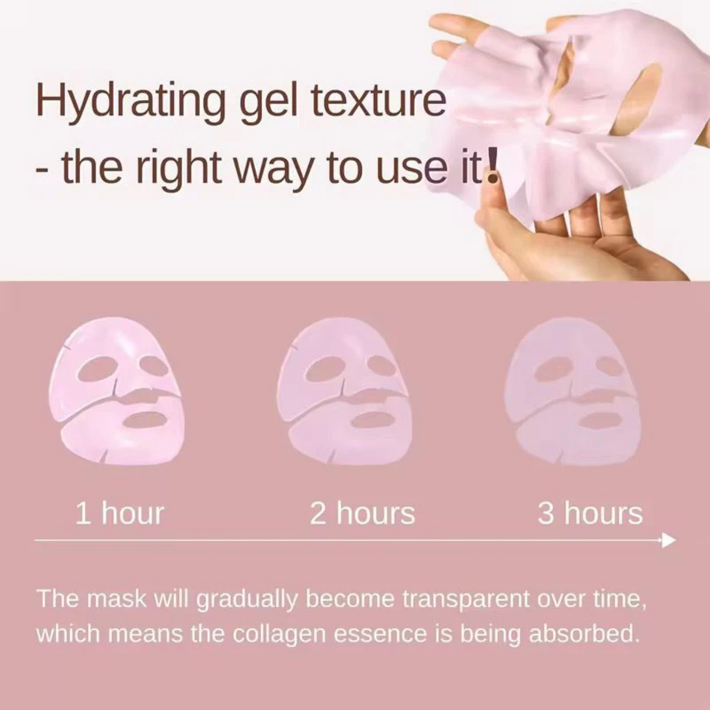 Korean Pink Collagen Jelly Mask