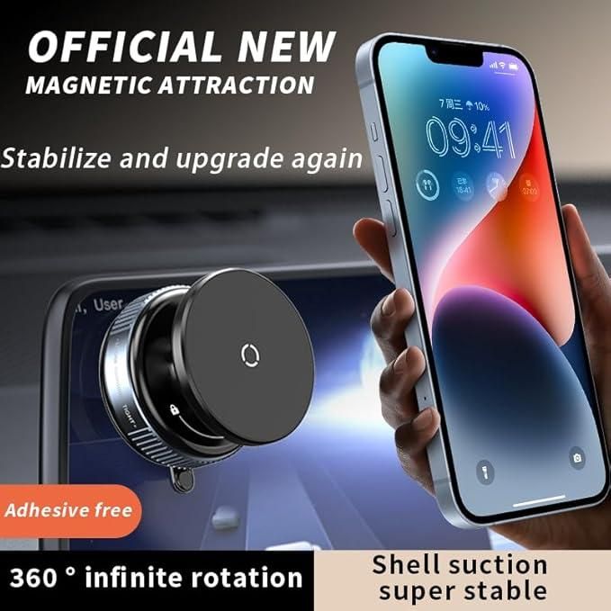Magnetic Grip 360° – Vacuum Suction Mount Phone Holder