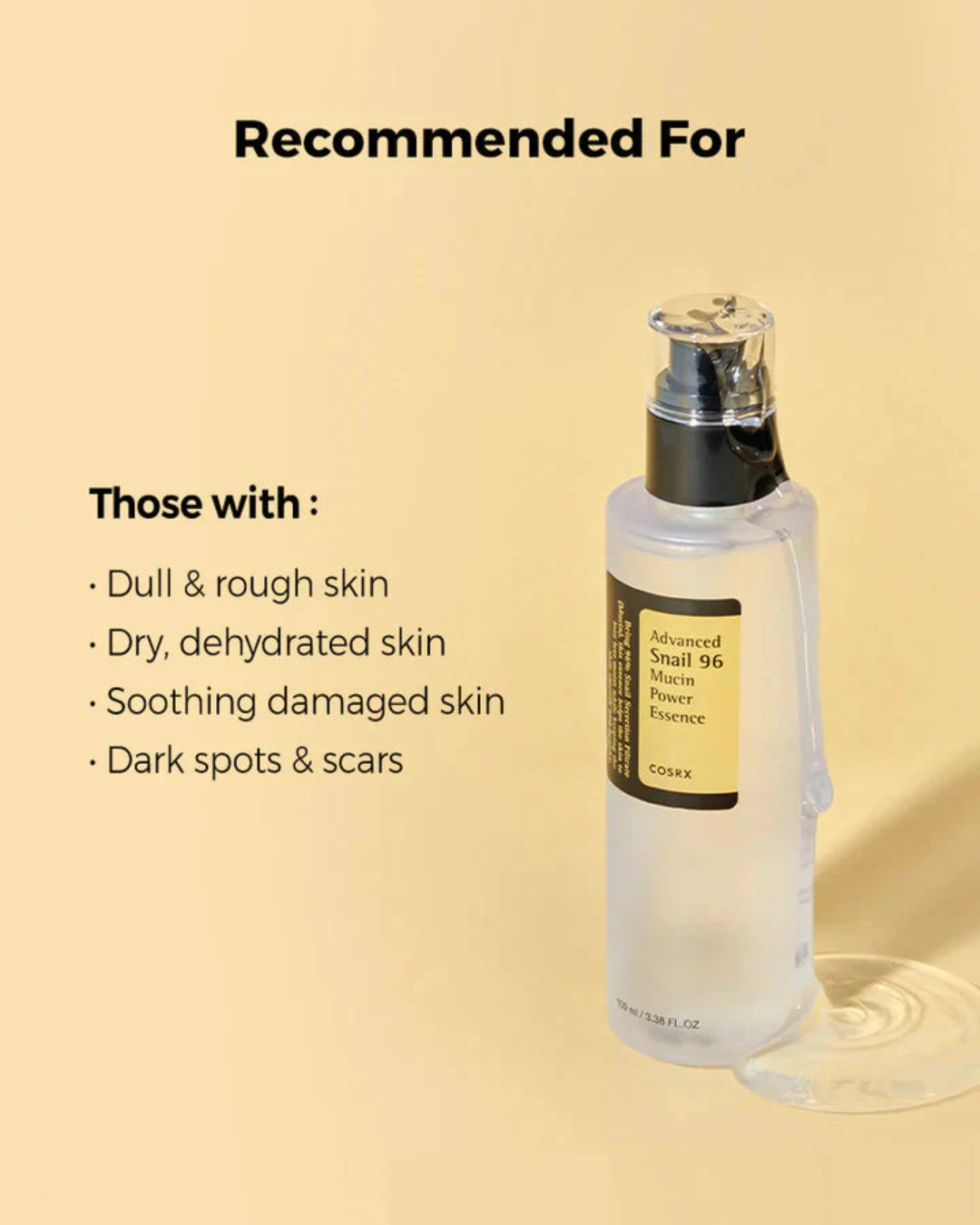 Korean Advanced Snail 96 Mucin Power Essence | Buy 1 Get 1 Free