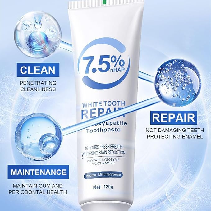 Hydroxyapatite Toothpaste (Buy 1 Get 1 Free)