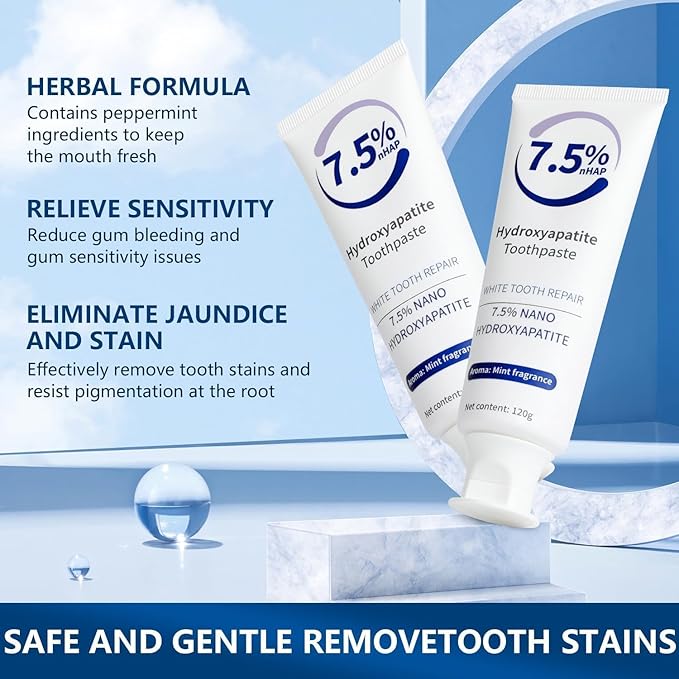 Hydroxyapatite Toothpaste (Buy 1 Get 1 Free)