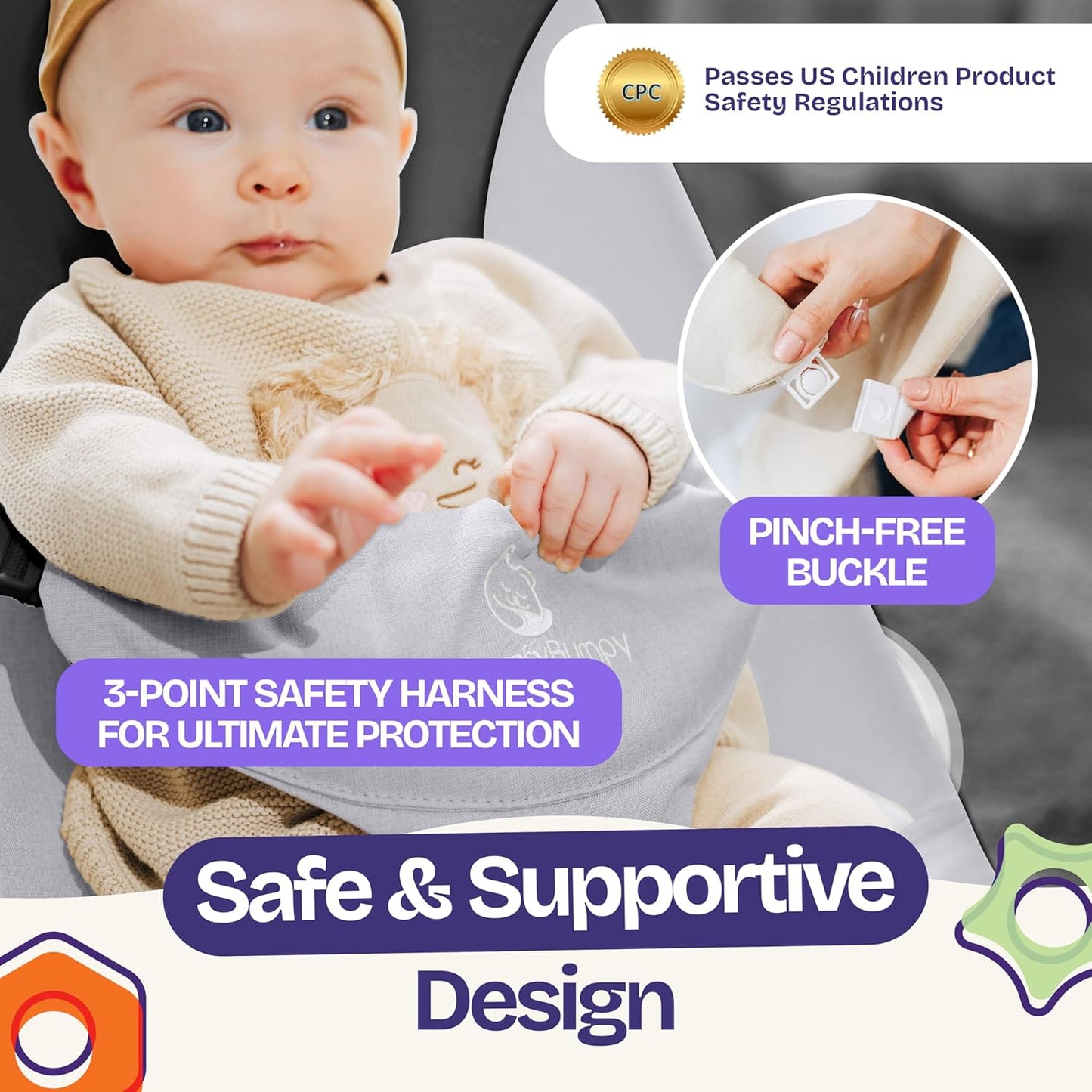 RockEase – Portable Baby Rocking Chair (for infants up to 9 kg)