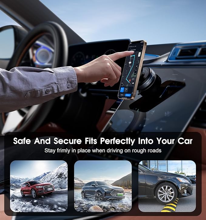 Magnetic Grip 360° – Vacuum Suction Mount Phone Holder