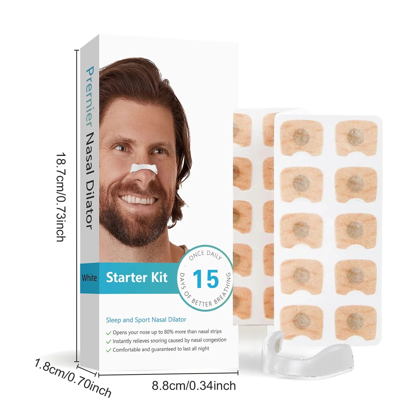 BreatheClear™ Magnetic Nasal Strip