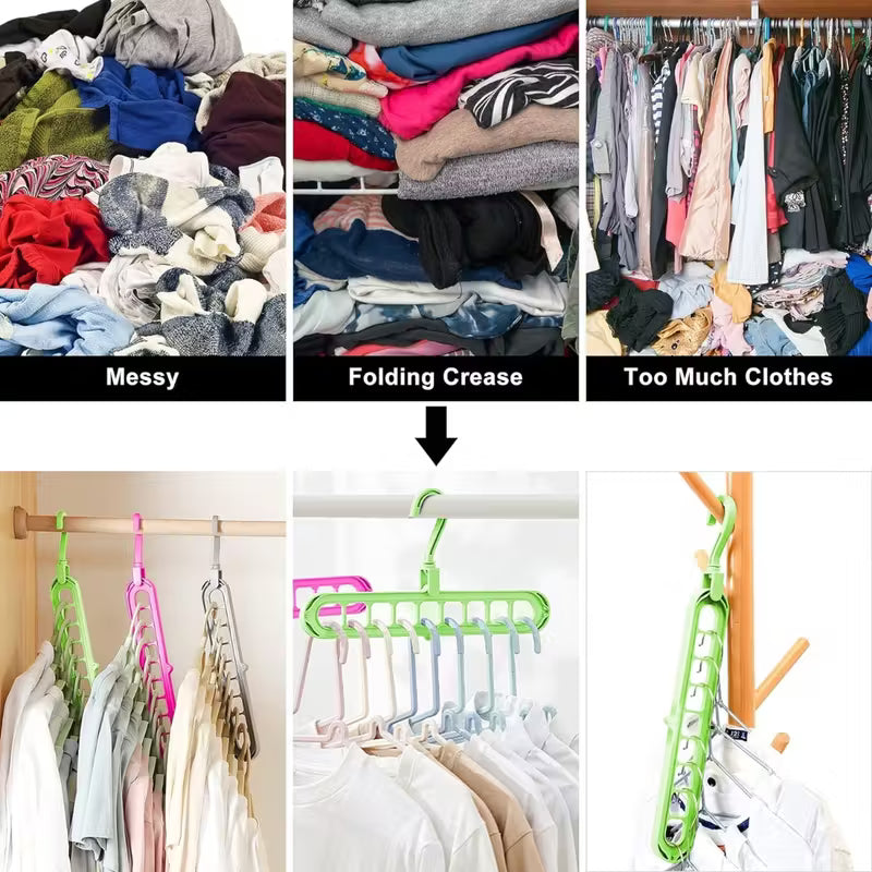 9 in 1 Smart Hanger ( Pack Of 8 - Rs. 99 per hanger)