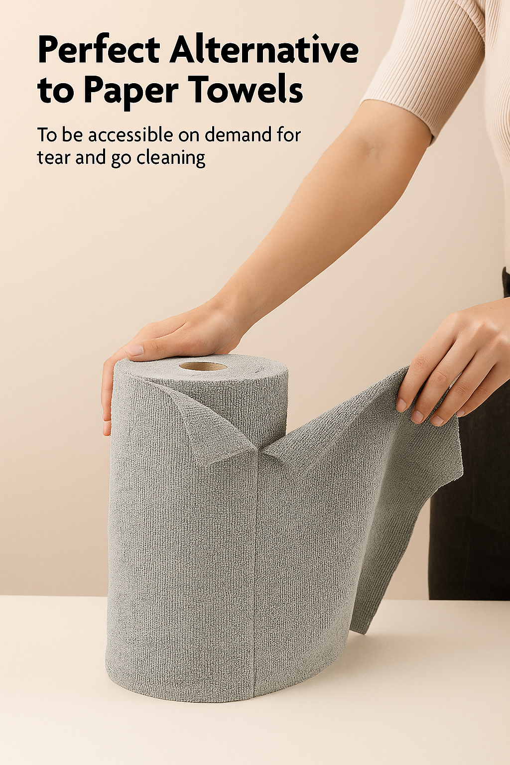 Microfiber Cleaning Cloth Roll