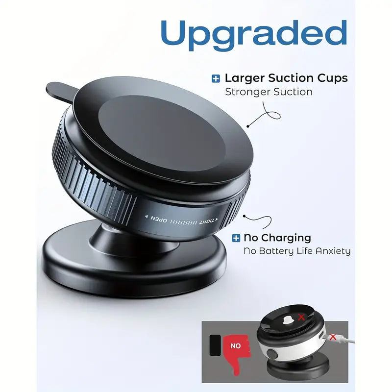 Magnetic Grip 360° – Vacuum Suction Mount Phone Holder