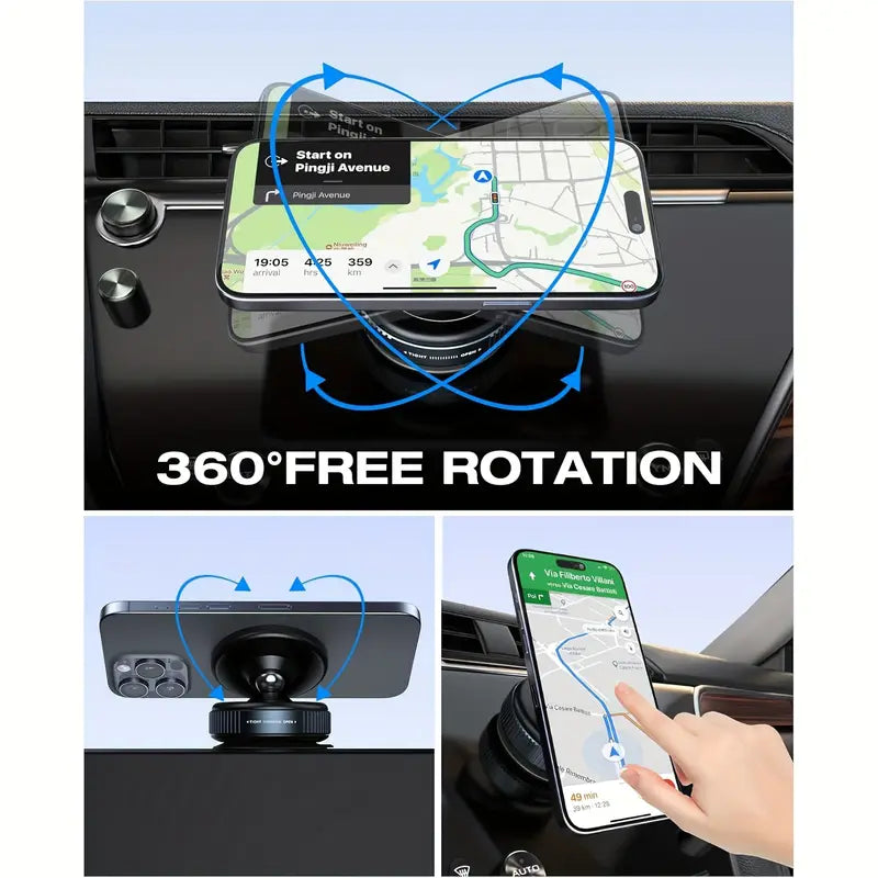 Magnetic Grip 360° – Vacuum Suction Mount Phone Holder
