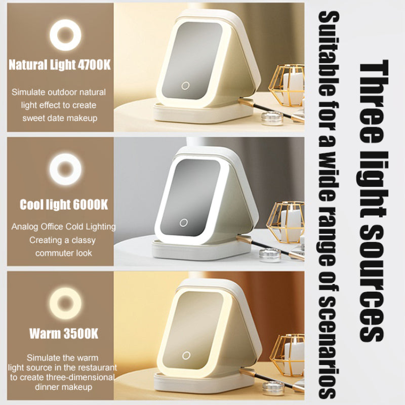 LumiBox™ – All in One Cosmetic Organizer with LED Mirror