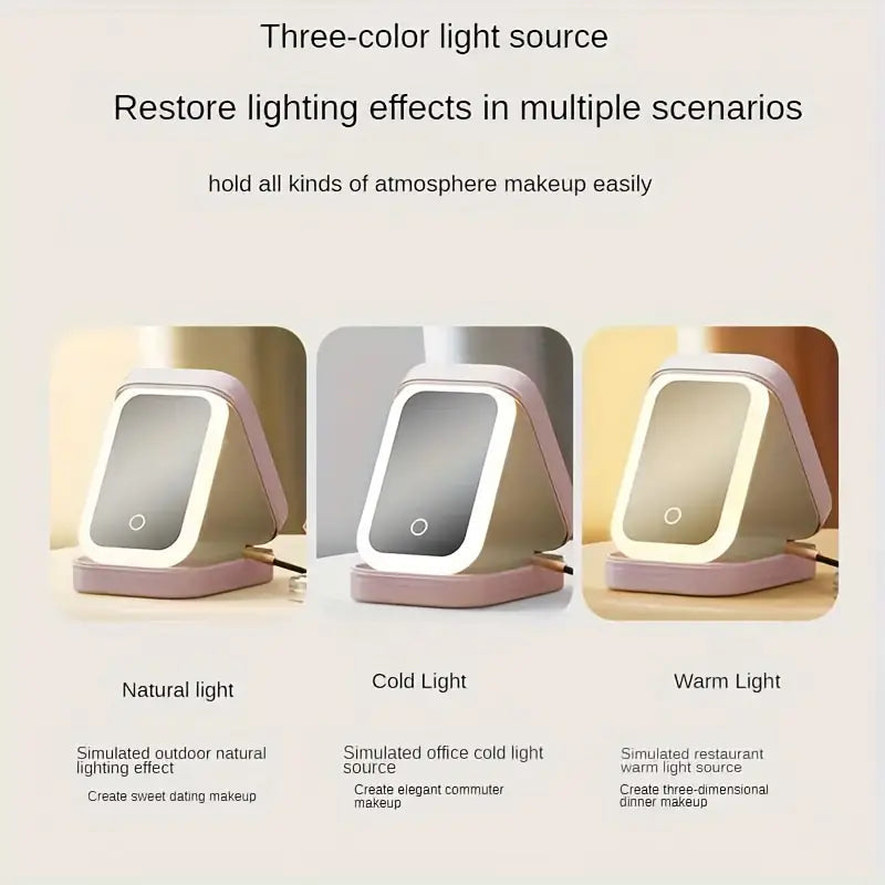 LumiBox™ – All in One Cosmetic Organizer with LED Mirror