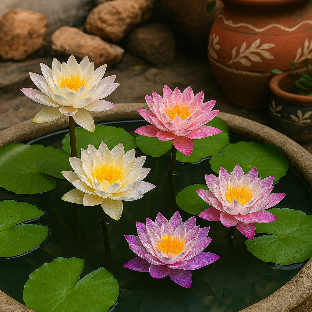🌸 Premium Japanese Bonsai Water Lily Seeds - High Fragrance - (1 Pack of 100 Seeds 🌿🌸)