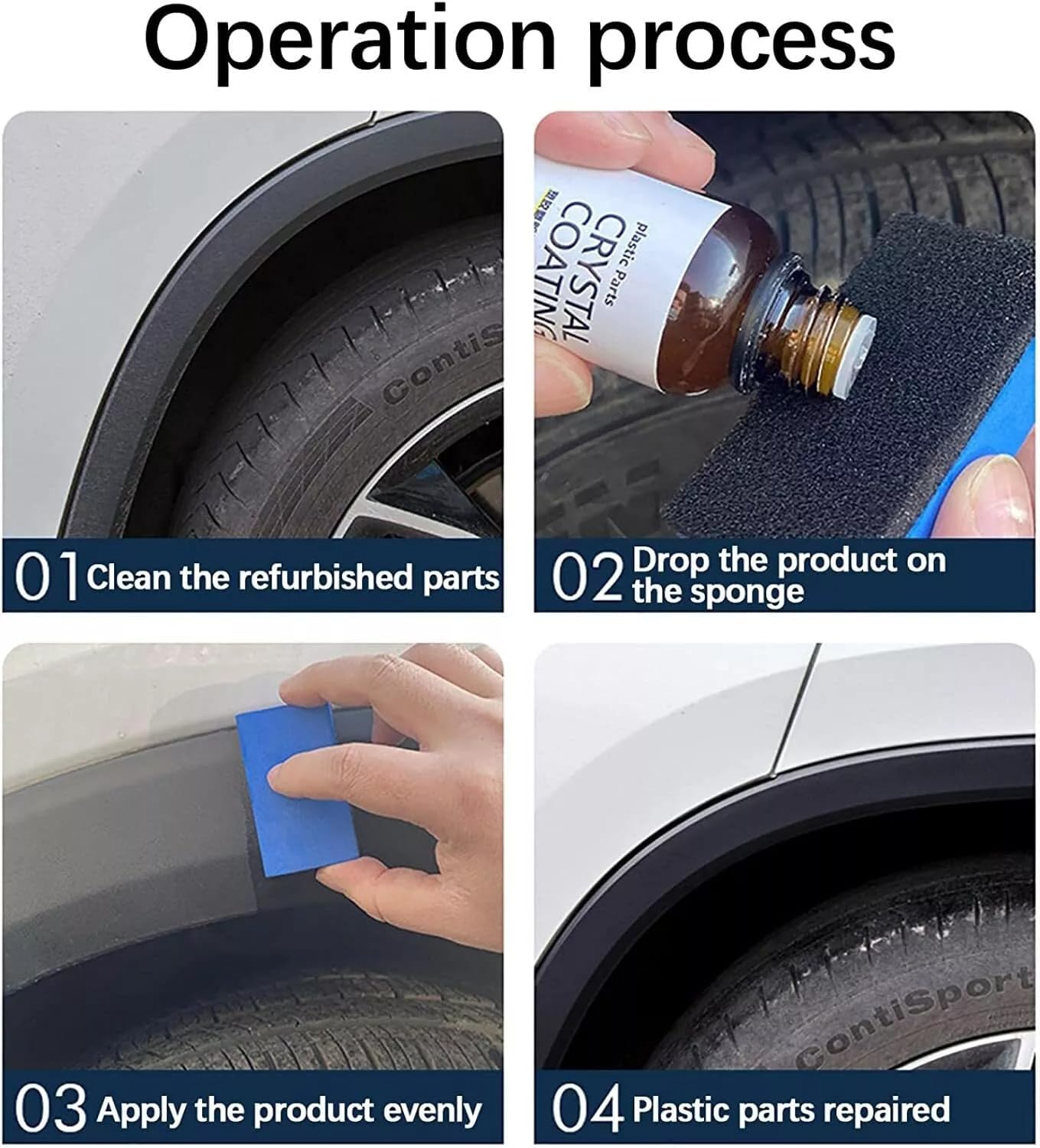 Revitaluxe™ Crystal Coating - Long Lasting Shine & Protection for Cars & Bikes (Pack of 2)