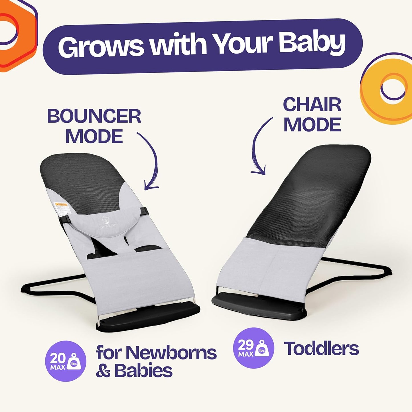 RockEase – Portable Baby Rocking Chair (for infants up to 9 kg)