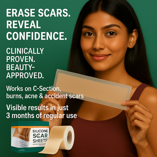 Silicone Scar Sheets for Scars, Acne & Wrinkles – Clinically Proven