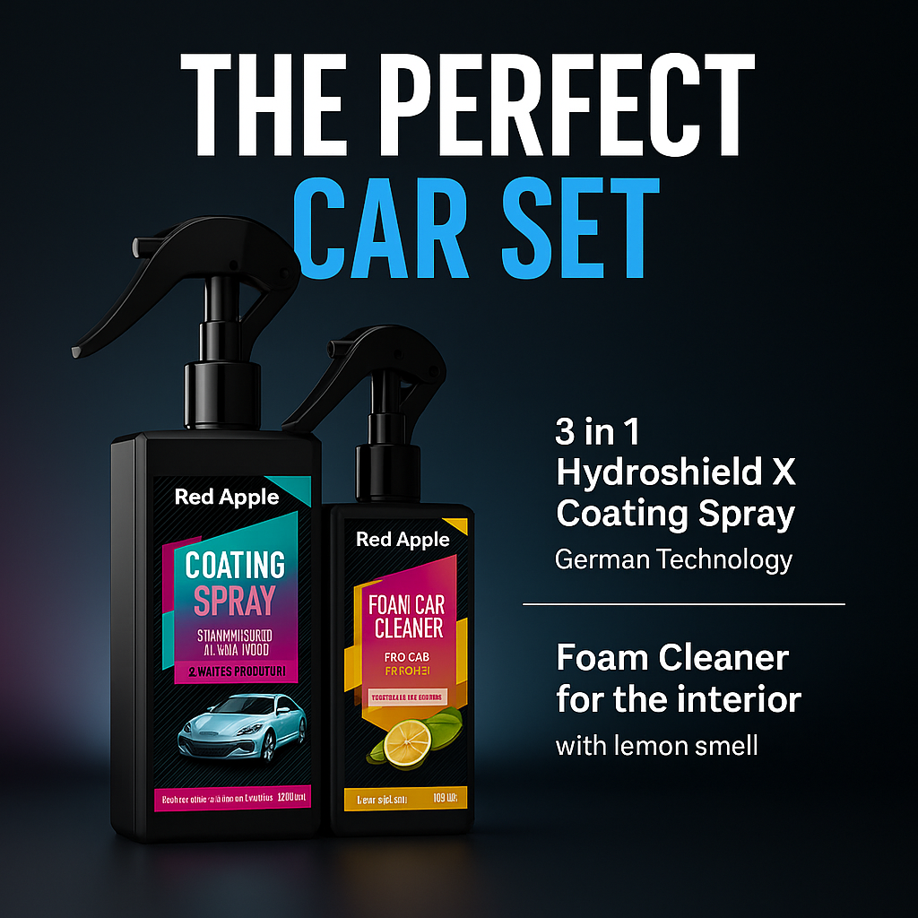 HydroShield-X German Nano Coating & Foam Cleaner Set