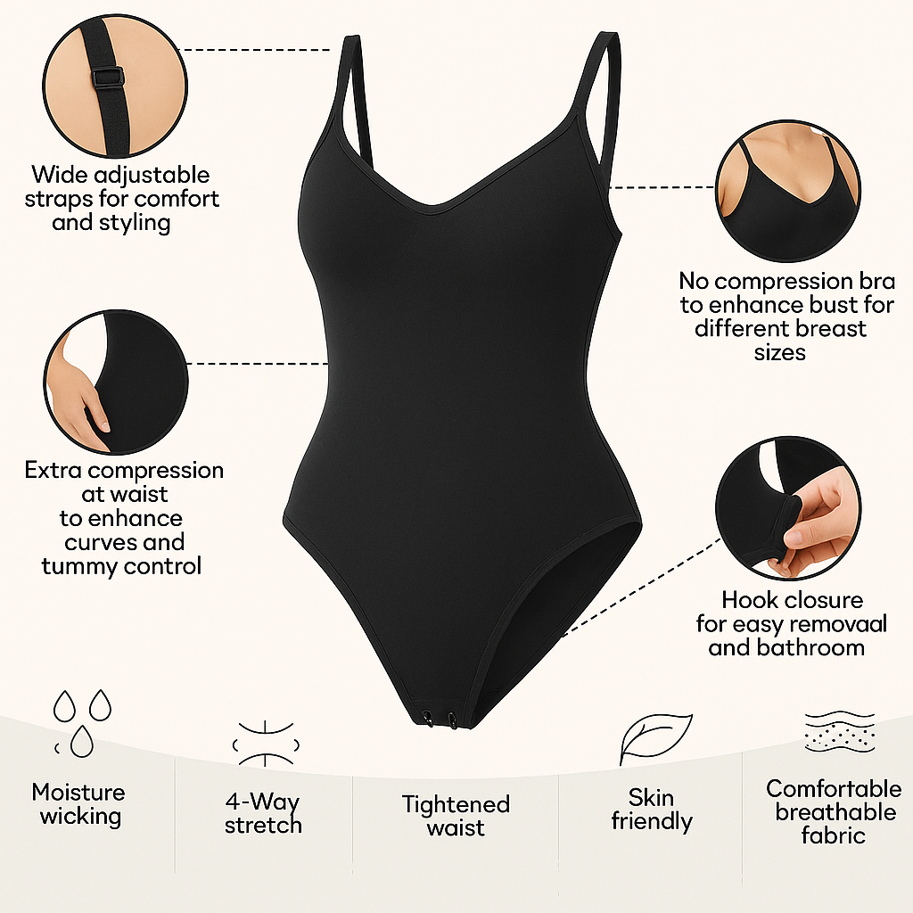 Snatched Bodysuit - Sculpting Body Shapewear