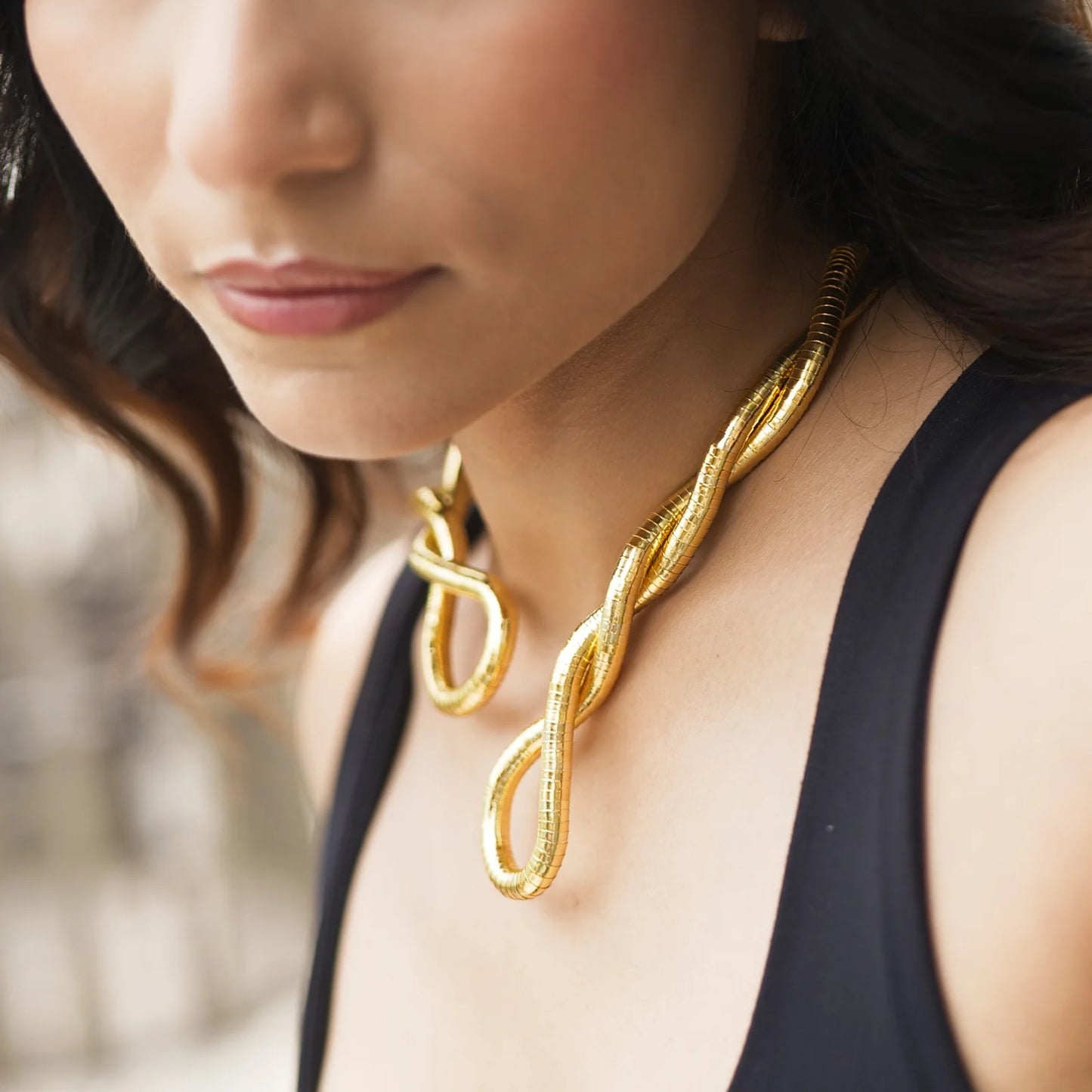 The All-In-One Bendable Necklace (Gold colour)