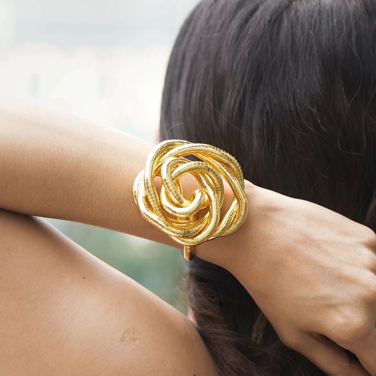 The All-In-One Bendable Necklace (Gold colour)