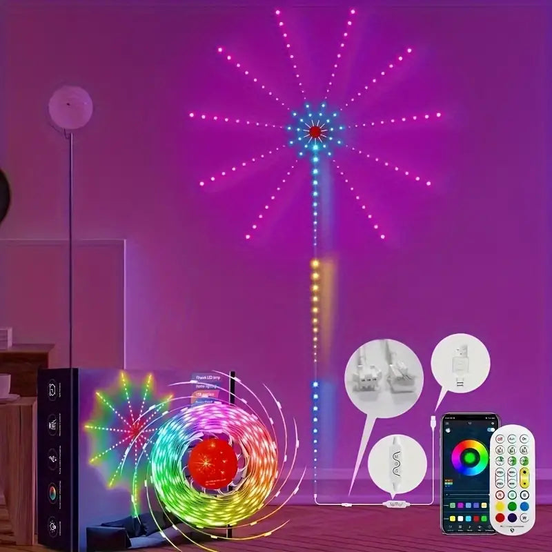 🌈🎶 Music Sync Firework Lights | Light Up Your World with Color & Beats!🌟✨